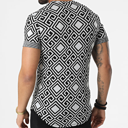 Uniplay - Camiseta oversize UY813 Negro Blanco