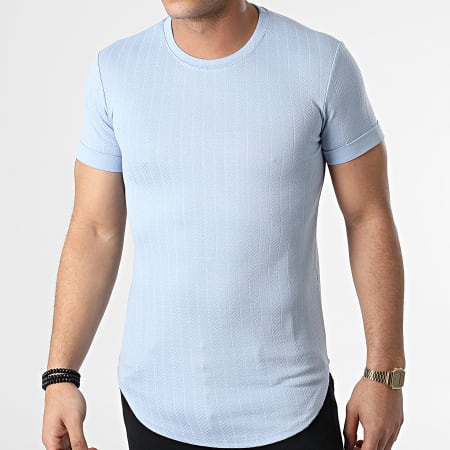 Uniplay - Tee Shirt Oversize UY797 Bleu Clair