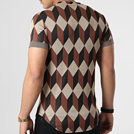 Uniplay - Tee Shirt Oversize UY818 Marron Beige