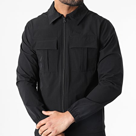 Uniplay - Conjunto de chaqueta y pantalón de chándal MK-16 negro