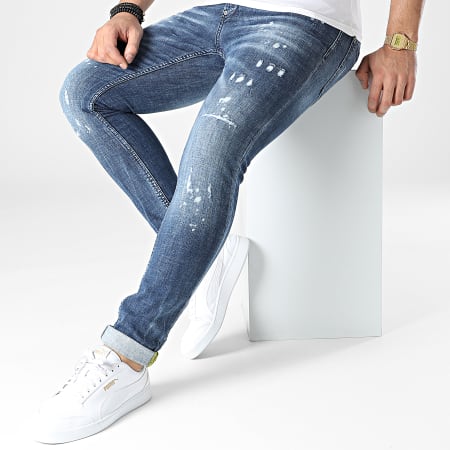 Uniplay - 634 Jeans skinny in denim blu