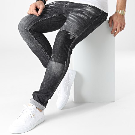 Uniplay - Jeans slim 661 nero