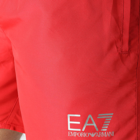 EA7 Emporio Armani - Short De Bain 902000-CC721 Rouge Argenté