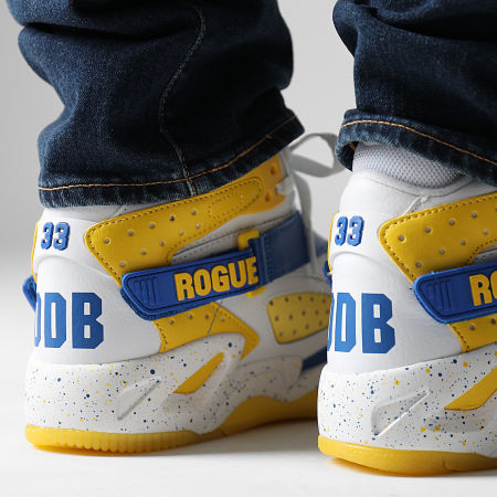 Ewing Athletics - Sneakers Rogue x ODB 1BM01361 Bianco Giallo Reale