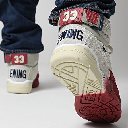 Ewing Athletics - Sneakers 33 Hi 1EW90191 Crema Borgogna