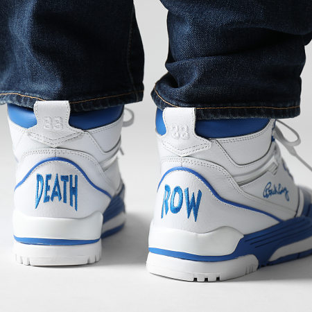 Ewing Athletics - Sneaker alte Center x Death Row Records 1BM01326 Bianco Blu Reale