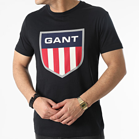 Gant - Tee Shirt Retro Shield 2003123 Noir