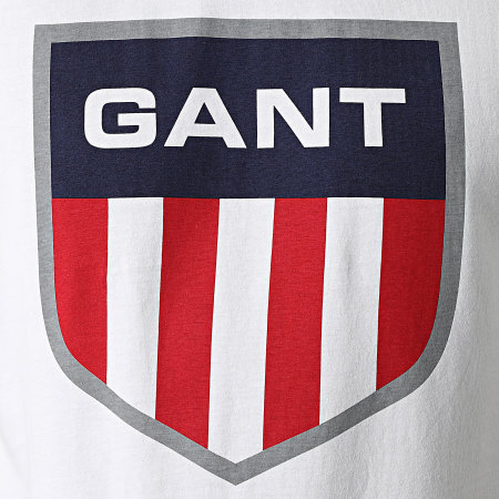 Gant - Camiseta Retro Shield 2003123 Blanca