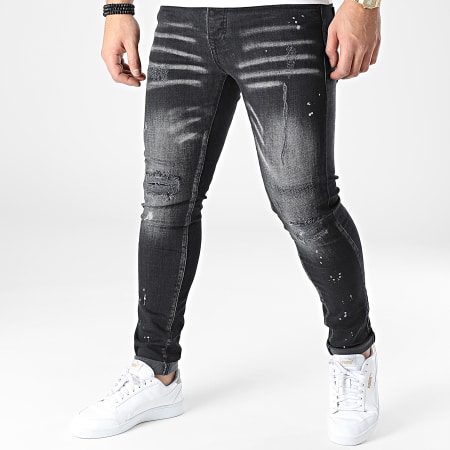 Mackten - J1232 Jeans skinny grigio antracite