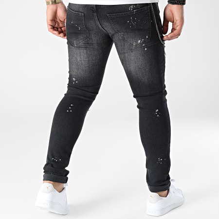 Mackten - Jeans skinny J1232 Nero