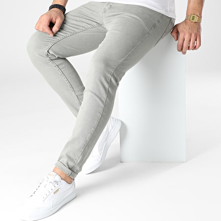 Mackten - Jeans skinny C1005 Verde chiaro