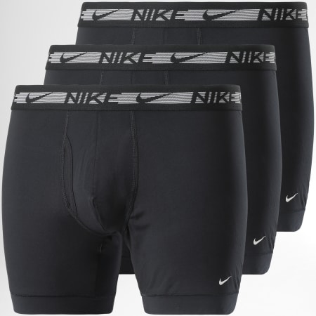 Nike - Juego de 3 bóxers Dri-FIT Ultra Stretch Micro KE1153 Negro