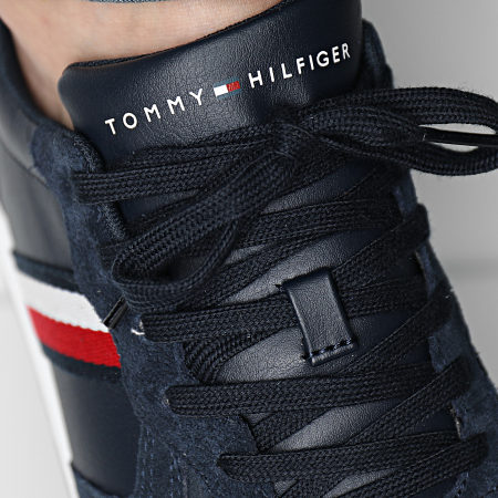 Tommy Hilfiger - Zapatillas Iconic Leather Runner 3272 Desert Sky
