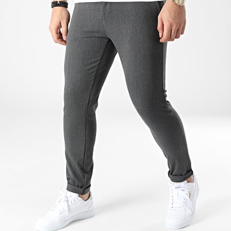 Armita - PAK-401 Pantaloni chino slim grigio antracite