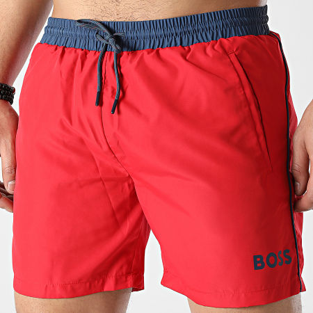 BOSS - Shorts de baño Starfish 50469302 Rojo
