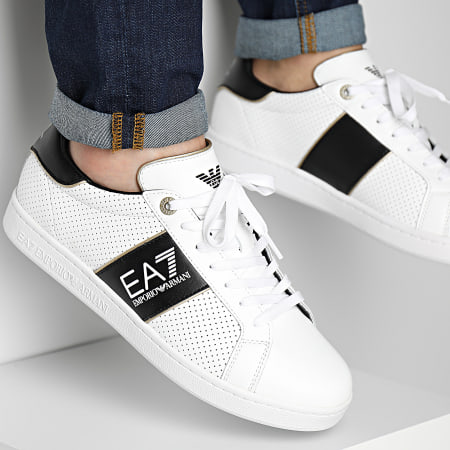 EA7 Emporio Armani - Sneakers X8X102-XK258 Bianco Nero Oro