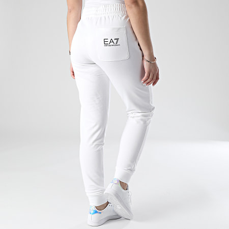 EA7 Emporio Armani - Pantalones de chándal para mujer 8NPPC3 Blanco