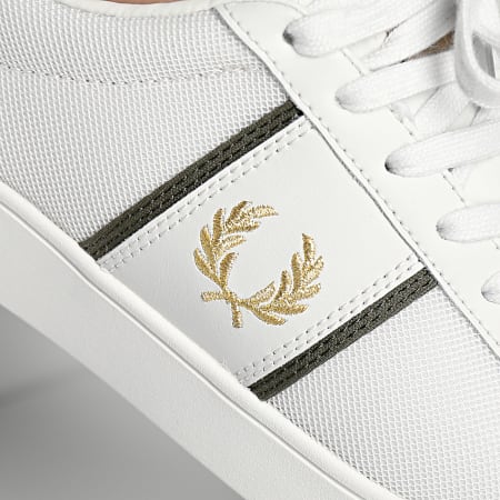 Fred Perry - Baskets Spencer Mesh Leather B3302 Porcelain