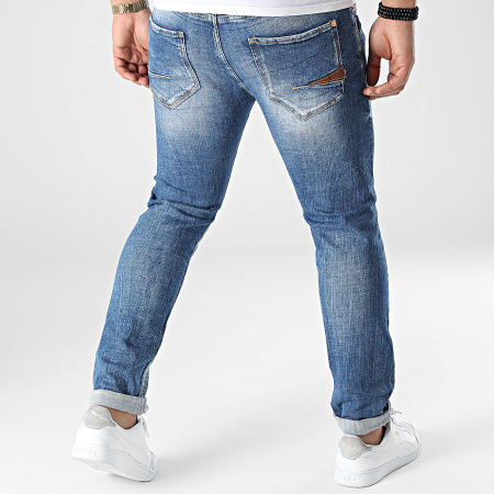 Le Temps Des Cerises - Nagold Jeans slim in denim blu