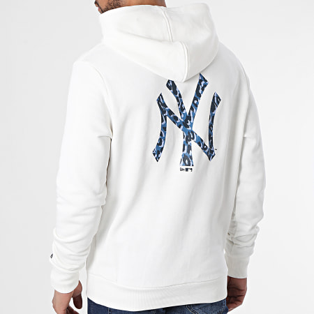 New Era - Sudadera con capucha Infill New York Yankees 12893135 Blanco