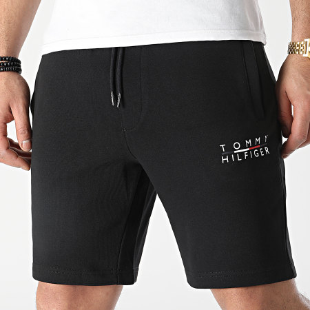 Tommy Hilfiger - Pantaloncini da jogging Square Logo 4152 Nero