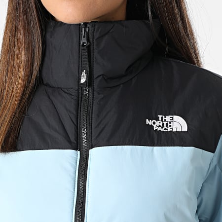 The North Face - Giacca Gosei Puffer con zip da donna A491J Azzurro Nero