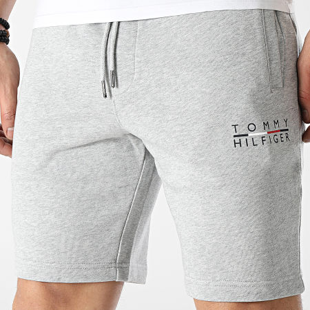 Tommy Hilfiger - Pantaloncini da jogging Square Logo 4152 Grigio erica
