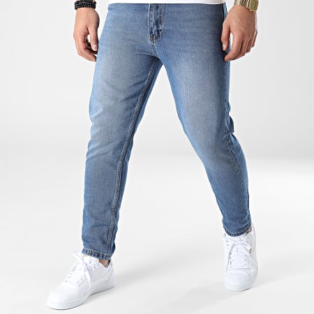 Armita - Jeans slim cropped in denim blu