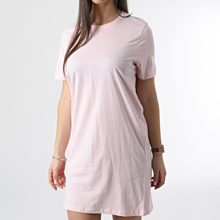 Only - Robe Tee Shirt Femme May Rose