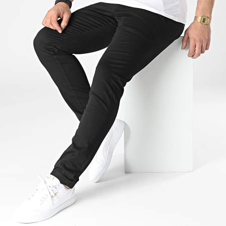 Reell Jeans - Pantaloni chino affusolati Slim Flex Nero