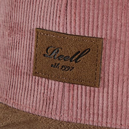 Reell Jeans - Casquette Snapback Suede Rose