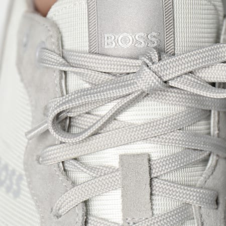 BOSS - Sneakers Rusham Low Profile Mix 50464551 Bianco