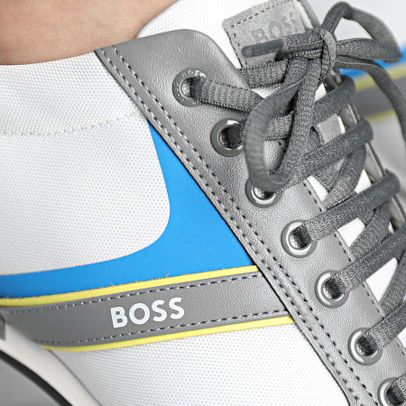 BOSS - Sneakers basse Saturn 50471235 Open Grey