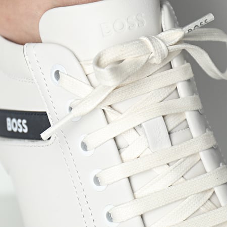 BOSS - Sneakers basse Saturn 50471262 Bianco