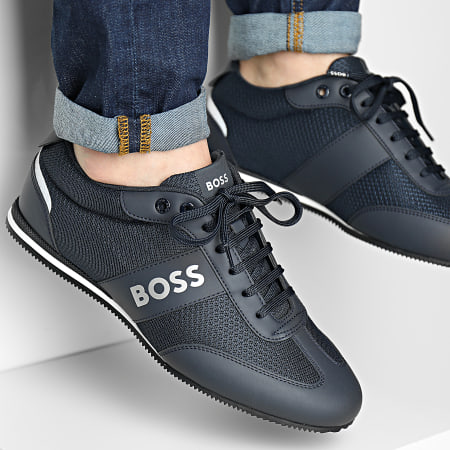 BOSS - Sneakers basse Rusham 50470180 Blu scuro