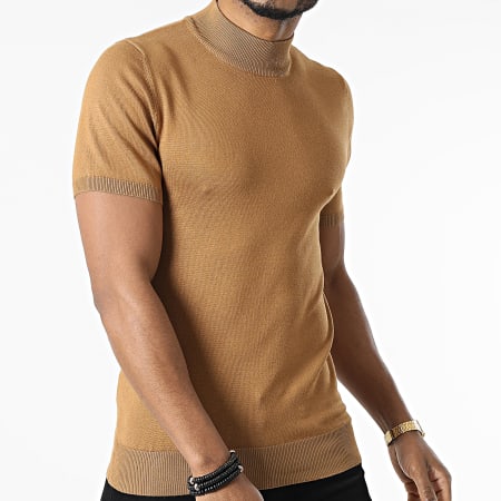 Frilivin - Pull A Manches Courtes M-156 Camel