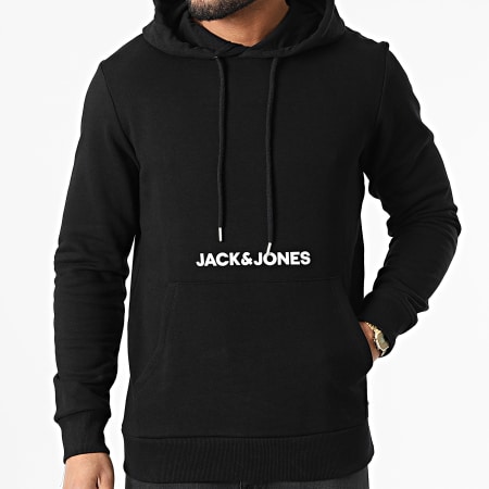 Jack And Jones - Sudadera You Hoodie Negra