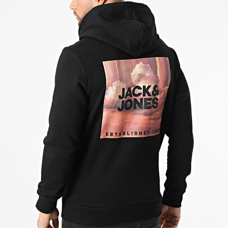 Jack And Jones - Felpa con cappuccio You Black