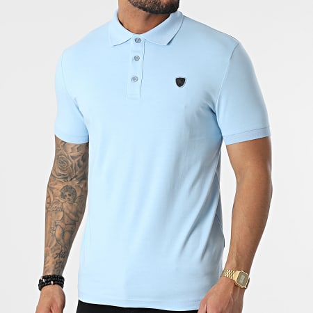 Redskins Polo Manches Courtes Rash Calder Bleu Clair