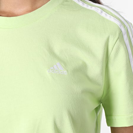 Adidas Performance - Camiseta 3 Rayas Mujer HF7246 Verde