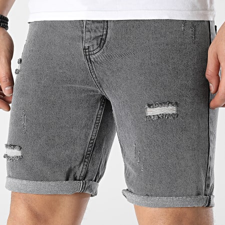 Frilivin - Pantaloncini Jean grigio antracite