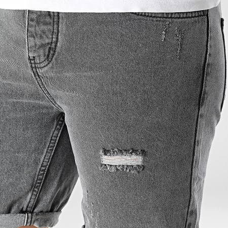 Frilivin - Pantalones cortos vaqueros gris marengo