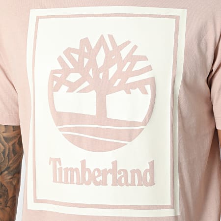 Timberland - Tee Shirt Stack Logo A2AJ1 Rose