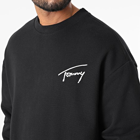 Tommy Jeans - Tommy Signature 2373 Sudadera cuello redondo Azul marino