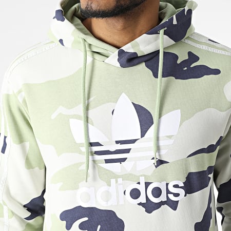 Adidas Originals - Sudadera con capucha de camuflaje HF4886 Verde