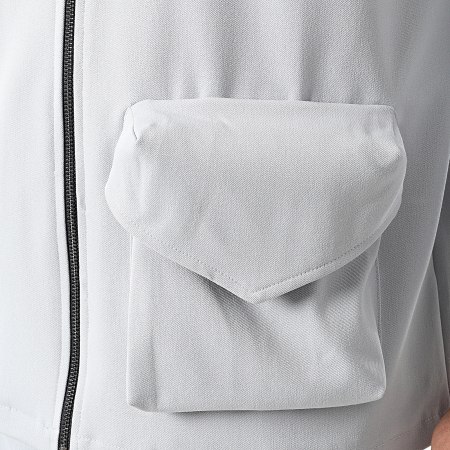 Classic Series - KL-2050 Set giacca con zip e pantaloni da jogging grigio chiaro
