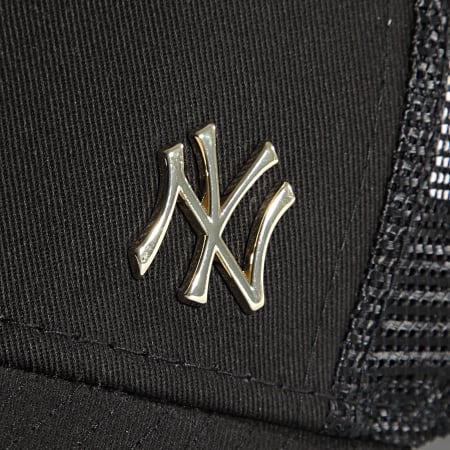 New Era - Casquette Trucker 9Forty Flawless New York Yankees Noir Doré