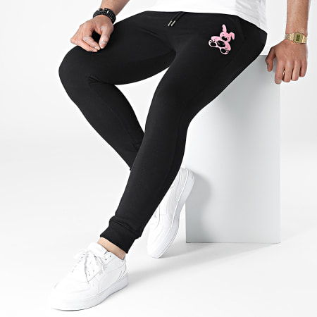 Sale Môme Paris - Pantalon Jogging Lapin Noir Rose