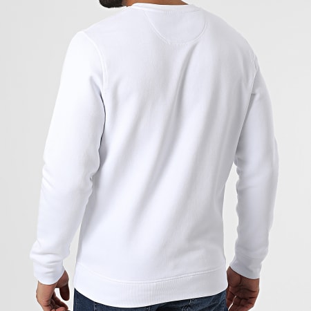 Sale Môme Paris - Sudadera de cuello redondo con logotipo reflectante Blanco Plata