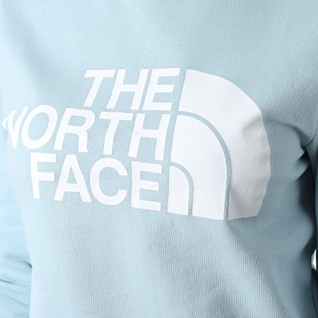 The North Face - Sudadera estándar de cuello redondo para mujer Azul cielo